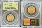 Goldm&uuml;nzen $5 Liberty  OGH 1907-D Liberty Head $5 PCGS MS62 1101,74 EUR  Excl. 38,88 EUR Verzending