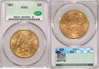 US $20 Liberty 1904 Liberty Head $20 CACG MS63