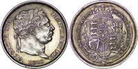UK/ British Shilling United Kingdom. George III (1760-1820). Silver Shilling. 1820 -
