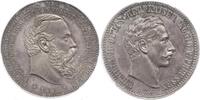 Hessen-Darmstadt Silbermedaille Ludwig IV 1877-1892. -