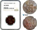 Netherlands East Indies 1/2 Stuiver -
