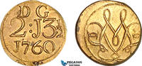 Great Britain Monetary Weight for 1/2 Guinea (2D 13 1/2G) -