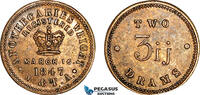 England Apothecaries Brass Weight for 2 Drams -
