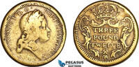 Portugal & Brazil Monetary Weight for 12800 Reis, Three Pound Twelve -
