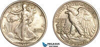Walking Liberty Half Dollar (50C) 1917 United States  AU