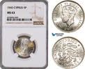 Cyprus 9 Piastres George VI -