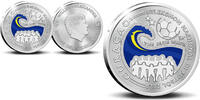 Caribische Gulden 5 Gulden Curaçao 5 Gulden ‘The Blue Wave’ proof -