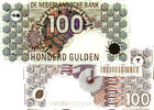 Bankbiljetten - TP Specials 100 Gulden 100 Gulden 1992 Steenuil 124-2a met grote c UNC -