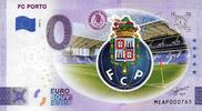 Portugal 0 Euro 0 Euro biljet Portugal 2023 - FC Porto KLEUR -
