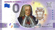 Portugal 0 Euro 0 Euro biljet Portugal 2021 - Marques de Pombal KLEUR -