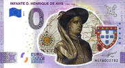 Portugal 0 Euro 0 Euro biljet Portugal 2021 - Infante D. Henrique de Avis KLEUR -