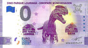 Portugal 0 Euro 0 Euro biljet Portugal 2020 - Dino Parque Lourinha Allosaurus -