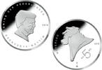 Zilveren Herdenkingsmunten 5 euro Waterloo 5 euro 2015 herdenkingsmunt verzilverd UNC -