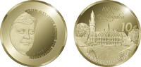 Gouden Herdenkingsmunten 10 Euro Vredespaleis 10 Euro 2013 herdenkingsmunt goud proof -
