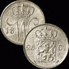 Koninkrijk 25 cent 25 cent 1829U kwaliteit f -