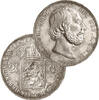 Koninkrijk 2 1/2 Gulden 2 1/2 Gulden 1874 klaver kwaliteit pr+ -