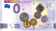 Nederland 0 Euro 0 Euro biljet Nederland 2025 - Amsterdam V Het geld van Amsterdam KLEUR - FOUTDRUK -