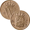 Koninkrijk 1/2 Cent 1/2 Cent 1823B kwaliteit zf+ -
