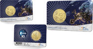 Diverse Coincards 50 cent 50 jaar ESA – 50 cent in coincard 2025 -