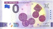 Nederland 0 Euro 0 Euro biljet Nederland 2025 - 750 Amsterdam - Het geld van Amsterdam FOUTDRUK -