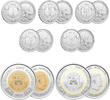 Caribische Gulden Sint Maarten- Complete serie munten 2025 -