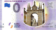 Portugal 0 Euro 0 Euro biljet Portugal 2020 - Arco da Porta Nova KLEUR -