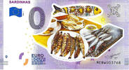 Portugal 0 Euro 0 Euro biljet Portugal 2019 - Sardinhas KLEUR -