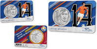 Penningen in coincard Penning Johan Cruyff Legacy 2016–2026 - Oranje-Barcelona Editie - Penning in coincard -
