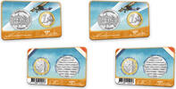 Diverse Coincards 100 jaar eerste intercontinentale vlucht in coincard 2024 -