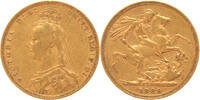 Goud Wereld Sovereign Great Britain Sovereign 1889 -