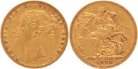 Goud Wereld Sovereign Australia Sovereign 1874s -