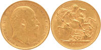 Goud Wereld Sovereign Australia Sovereign 1905m -