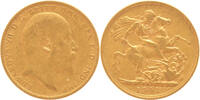 Goud Wereld Sovereign Australia Sovereign 1903m -