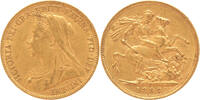Goud Wereld Sovereign Australia Sovereign 1897s -