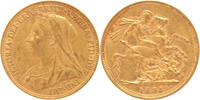 Goud Wereld Sovereign Australia Sovereign 1895m -