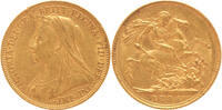 Goud Wereld Sovereign Australia Sovereign 1894s -