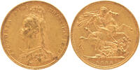 Goud Wereld Sovereign Australia Sovereign 1893m -