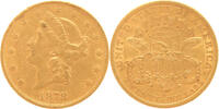 Goud Wereld 20 dollars USA 20 dollars 1878s -