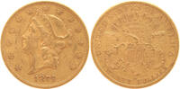Goud Wereld 20 dollars USA 20 dollars 1879s -