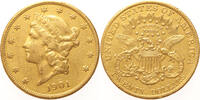 Goud Wereld 20 dollars USA 20 dollars 1901s -