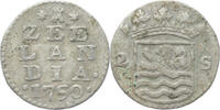 Dubbele wapenstuiver Zeeland Dubbele wapenstuiver 1750/40 -