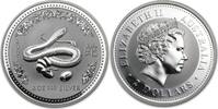 Australië Lunar 1 Slang 2001 2 ounce silver -