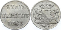 Duit Utrecht-stad Duit zilver 1783 -