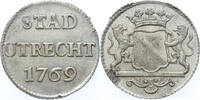 Duit Utrecht-stad Duit zilver 1769 -