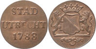 Duit Utrecht-stad Duit 1788 -