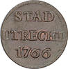 Duit Utrecht-stad Duit 1766 -