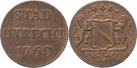 Duit Utrecht-stad Duit 1760 -