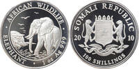 Somalië Olifant 2010 1 ounce silver -