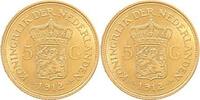 Goud Nederland 5 Gulden goud Nederland 5 Gulden goud Wilhelmina -