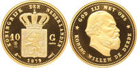 10 Gulden goud Replica 10 Gulden goud 1879/77 in Verguld Zilver -